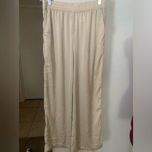 EUC tan high waist wide leg pants, Size XXL